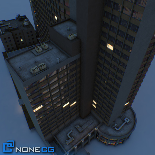 3d sheraton 7th avenue building - NYC Building Sheraton 7th Avenue... by NONECG